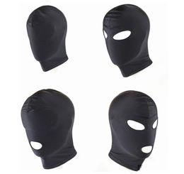 New Arrival Adult games Fetish Hood Mask BDSM Bondage Black Spandex Mask Sex Toys For Couples 4 Specifications To Choose C181127019924108