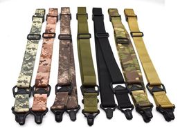 Tactical 2 Point Rifle Sling Two Points Ar15 Ak47 Gun Sling Bungee Strap Adjustable Airsoft Hunting Accessories7719643
