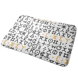 Carpets Alphabet-Tifinagh Amazigh Entrance Door Mat Bath Rug Glenfiddich Distillery 15 Edition