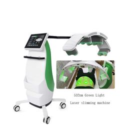 Fast Delivery Professional 10D Lipo Laser 532nm Diode Lamp Cold Laser Green Light Therapy Device Fat Dissolve Cellulite Removal Body Shape Slimming Laser Machine