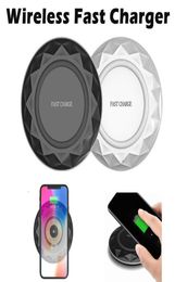 Diamond Wireless Fast Qi Charger with LED Light USB Cable For iPhone X 8 Plus Samsung S8 Plus Note 8 S7 S67045998