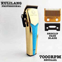 Hair Clippers Professional electric hair clipper 7000RPM Men's Oil Head Hair Gallery collocation BRDCLIP fade blade Hairdressing Tool YQ240122