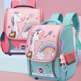 Bags 2023 Kawaii Cartoon Kids SchoolBags Trendy Waterproof Backpack Waterproof Kindergarten Primary School Bookbag Student Backpack
