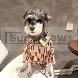 Apparel New Arrival Pet Dog Summer Designer Shirt Clothes Tshirt Vest For Small Medium Dogs French Bulldog Schnauzer Corgi Teddy WLC19