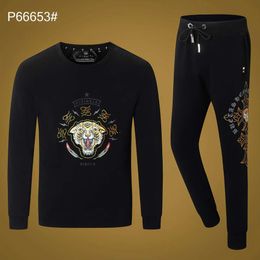 Plein Bear Mens Hoodie Plein Tracksuit Men Hoodies Casual Tracksuits Jogger Jackets Pants Sets Sporting Suit Philipps Plein Man 9776