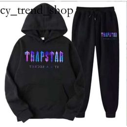 23 Tracksuit Men's Tech Trapstar Track Suits Hoodie Europe American Basketball Football Rugby Two-Piece With Women's Long Sleeve Hoodie Jacket Trousers Spring 63