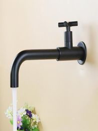 Single Handle Basin Faucet Wall Mounted Bathroom Faucet Single Cold Water Taps Kitchen Sink Garden Mop2747091