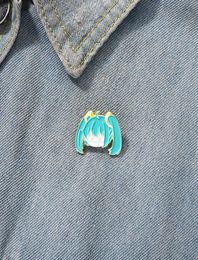 Virtual Idol Enamel Pins Custom Ponytail Girl Singer Brooches Lapel Badges Cartoon Funny Anime Jewelry Gift for Kids Friends2587969