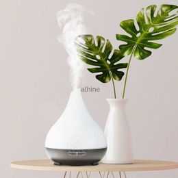 Humidifiers Crack Droplet Shape Air Humidifier Essential Oil Diffuser 400ML With Remote Control Ultrasound Electric Aromatherapy Diffuser YQ240122