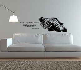 YOYOYU Wall Decal Vinyl Art Home Decor Sticker Bike Motorcycle Sport Decal Kids Room Decoration Removeable Poster ZX019 2103087598616