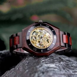 Other Relogio Masculino BOBO BIRD Automatic Mechanical Men Christmas Gifts Wooden Luxury Timepieces erkek kol saati OEM YQ240122