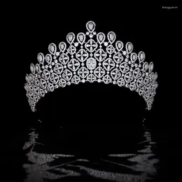 Hair Clips Crown Studio Bride Wedding Zircon Accessories Headdress Model Banquet