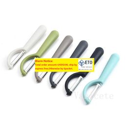 Fruit Vegetable Tools Kitchen Mtifunctional Paring Knife Stainless Steel Apple Peeler Potato Peelers T9I002062 Drop Delivery Home Dhoaq ZZ