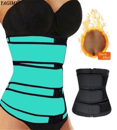 YAGIMI Colombian Girdles Waist Trainer Slimming Sheath Belly Women Corset Sweat Belt Body Shaper Workout Reductive Shapewear 201221081610