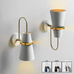 Wall Lamp Post-Modern Sconce Led Indoor For Bathroom Mirror Bedroom Kitchen Nordic Retro E27 Luxury Decor Lighting Fixture