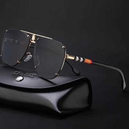 Sunglasses 2023 New Arrival Men's Luxury Retro Aviation Style Sunglasses Women Brand Design Double Beam Cool Driving Sun Glasses Oculos YQ240120