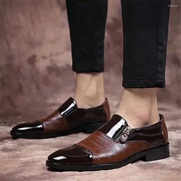 Dress Shoes Number 43 Size 46 Men's Boots Heels Wedding Bride Brown Sneakers Sport Snaeker 2024 Sapato Year's