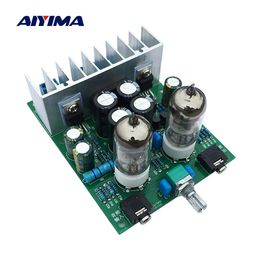 Amplifier AIYIMA 6J1 Tube Preamplifier Audio Board LM1875T Power Amplifier Board 30W Preamp Bile Buffer Headphones Amplifier AMP DIY Kits