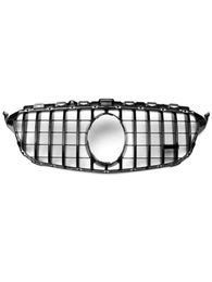 C CLASS W205 Racing grill ABS Material Grilles For CCLASS 20152018 Replacement Mesh Grille Front Bumper4761610