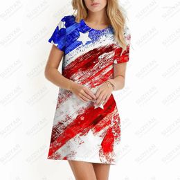 Party Dresses Ladies Beach Sexy Dress Slim Street Trends Large -size High -quality 3D Printing Fashion