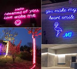 220V Neon Light Strip Flexible Outdoor Christmas Holiday Fairy LED Strip Rope Tube SMD 2835 120LEDsM Strip Lamp With EU Power3447914