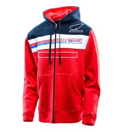 Motorcycle Team Hoodies Autumn Men039s Fashion Sweatshirts Motorcycles Sportswears Zip Up Racing Jacket Logo Printed Men Pullov4955108