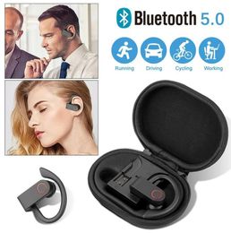 A9 Wireless Bluetooth Earphone TWS Ear Hook Sport Bluetooth Headphone V50 True Stereo Sweatproof Earbuds with Mic Charging Box7990188