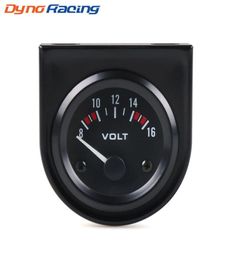 Voltmeter 2quot 52mm Universal 816 Volts Metre White Led volt gauge Car Metre Racing meter7546145