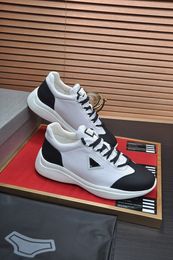 New Perfect Trainers Men's Shoes Re-Nylon Technical Brushed Leather Man Black White Skateboard Walking Low Top Sneakers Discount Sports Casual Shoe b27 EU38-46 Box