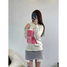 2024 sweater mens sweaters winter autumn cotton Geometric letter printed clothes Long Sleeve Designer Hoodie Hip Hop Sweatshirts Casual Clothes Sweaters