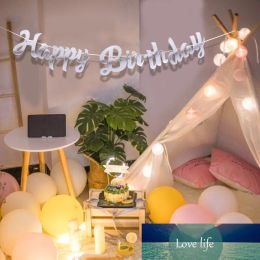 Simple Birthday Banner Bunting paper Party Hanging Garland Baby Shower Decoration Factory price expert design Quality Latest Style Original Status