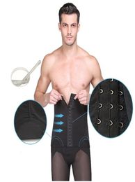 Ningmi Mans Shapewear Waist Trainer Body Shaper Tummy Trimmer Fitness Belly Belt Corset Mans Males Underwear Slim Strap Cincher4424222