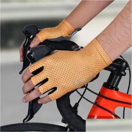 Cycling Gloves Long Cuff With Mesh Micofiber And Zip Thread Sunsn Bike Drop Delivery Sports Outdoors Protective Gear Dhnhv