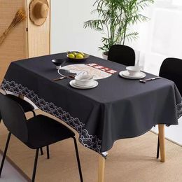 Table Cloth 3035 Wind Home Tea Cotton Linen Rectangular Simple Mat