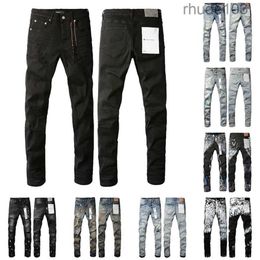 Purple Jeans Trousers Mens Designer Jean Womens Straight Leg Low Rise Design Retro Streetwear Casual Sweatpants Denim Cargo Hip Black Pants VW4X