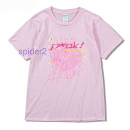 Summer t Brand Shirts Hip Hop Singer Y2k Sp5der 555555 T-shirt Luxury Men Women Tops Tees Designers Spider Web Tshirts Couples Short Sleeve Fashion T-shirts Z70i PDXR