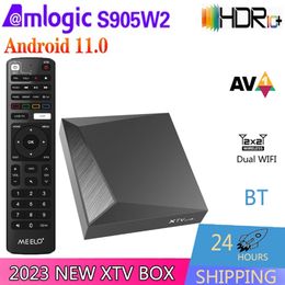 XTV AIR Meelo+ 4K UHD Android 11 2GB 16GB 4K HD IP Receiver 2GB 16GB Dual WiFi LAN 100M BT Smart TV BOX