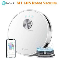 Robot Vacuum Cleaners Lefant LDS M1 Robot Vacuum Cleaner Sweep Mop Lidar Navigation Real-time Map No-go Zone Area APP Control for Hard Floors Pet Hair