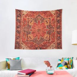 Tapestries Antique Persian Rug Red Black Carpet Pattern Tapestry Decorative Wall Murals Cute Decor Decoration For Bedroom