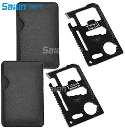11 in 1 Survival Credit Card Multi Tool Fits Perfect Your Wallet Multitool 50PCS DHL2163361