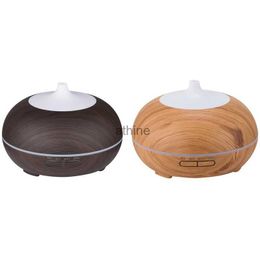 Humidifiers Aroma DiffuserCool Mist Humidifier With Remote Control Wood Grain Aroma Diffuser With Timer For Large Room EU Plug YQ240122