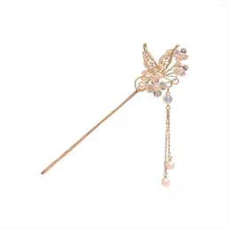 Hair Clips Women Butterfly Casual Stick Woman Luxurious Making Accessories For Girls And Hairdressing Salon