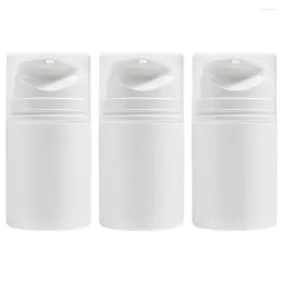 Storage Bottles 3 Pcs Vacuum Lotion Bottle Travel Dispenser Small Containers Skincare Sub