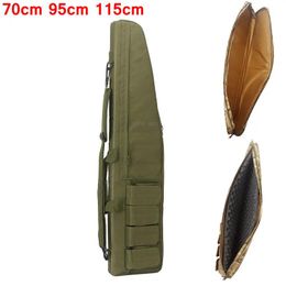 Bags Tactical Gun Bag 70cm 95cm 115cm Hunting Shooting Rifle Case with Thick Cushion Pad Airsoft Military Sports Gun Protection Bags