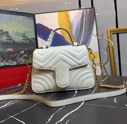 5A Designer Ladies Evening Bags Totes Handbag Genuine Leather Brand Messenger Chain Classic fashion Luxury