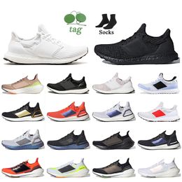 Top Fashion Women Mens Running Shoes Ultraboosts 20 22 Triple Black Beige Grey Cloud White Black Sole Jogging Walking Trainers Runners Sports Sneakers Size 36-45