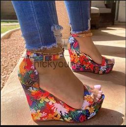 Sandals Sexy Girl Summer Design Party Women Shoes High Heels Buckle Ankle Strap Sandals Women Flower Open Toe SandalsJ240122