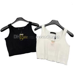 Sexy Hollow Tanks Top Women Cropped t Shirt Spring Summer Sleeveless Vest U Neck Knits Tee