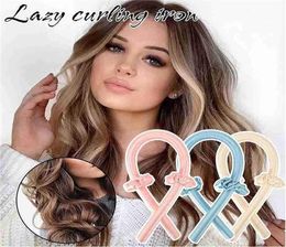 Heatless Curling Rod Headband No Heat Curls Ribbon Rollers Sleeping Soft Headbands Hair Curlers DIY Styling Tools4749046