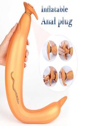 Inflatable Anal Plug Silicone Big Butt Plugs Dildo Vaginal Stimulation Prostate Massager Anus Sex Toys For Men Women Gay Productp06756130